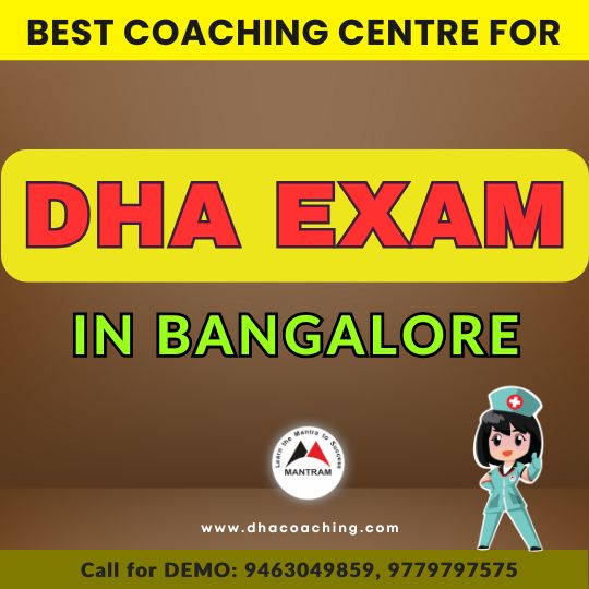 Best Coaching Centre for DHA Exam in Bangalore