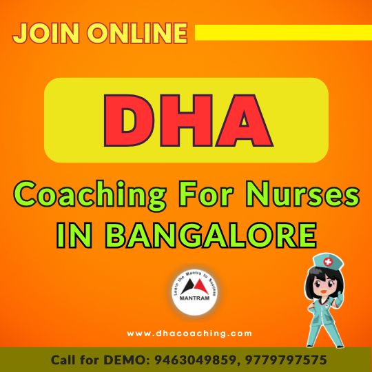 DHA Coaching for Nurses in Bangalore