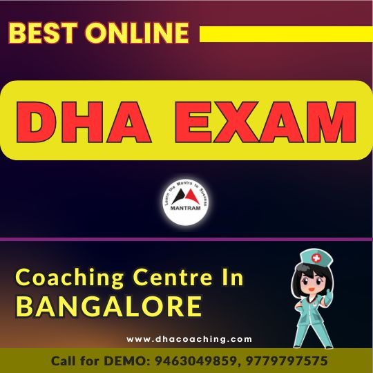 DHA Exam Coaching Centre in Bangalore