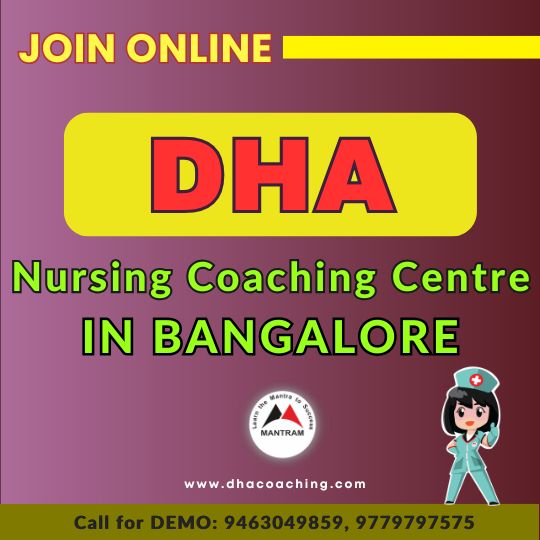DHA Nursing Coaching Centre in Bangalore