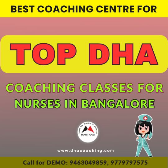 Top DHA Coaching Classes for Nurses in Bangalore