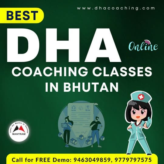 Best DHA Online Coaching Classes in Bhutan