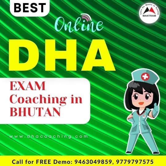 Best Online DHA Exam Coaching in Bhutan