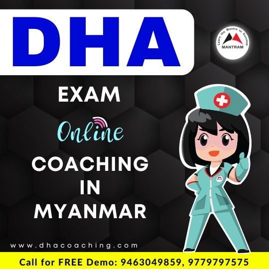 DHA Exam Online Coaching in Myanmar