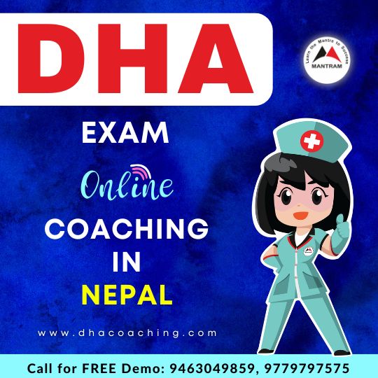 DHA Exam Online Coaching in Nepal