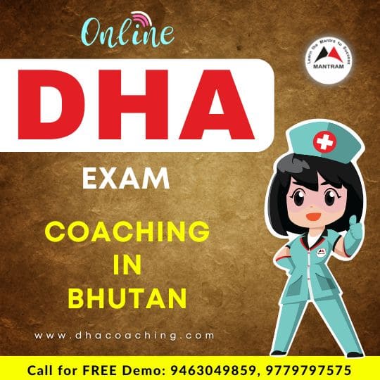 Online DHA Exam Coaching in Bhutan