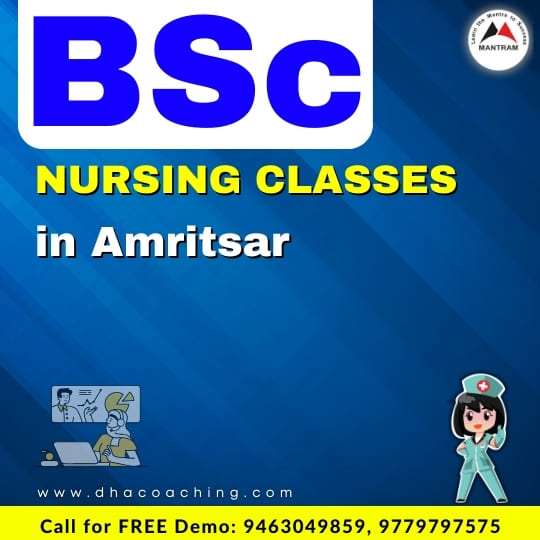 BSc Nursing Classes in Amritsar