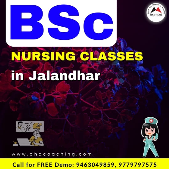 BSc Nursing Classes in Jalandhar