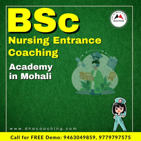 BSc Nursing Entrance Coaching Academy in Mohali