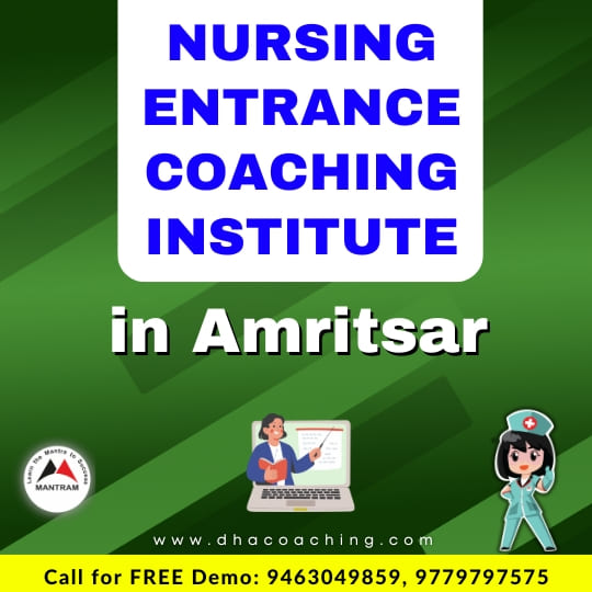 Nursing Entrance Coaching Institute in Amritsar