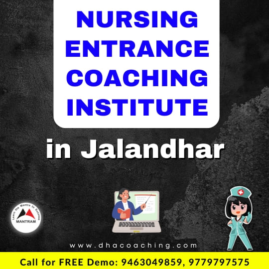 Nursing Entrance Coaching Institute in Jalandhar