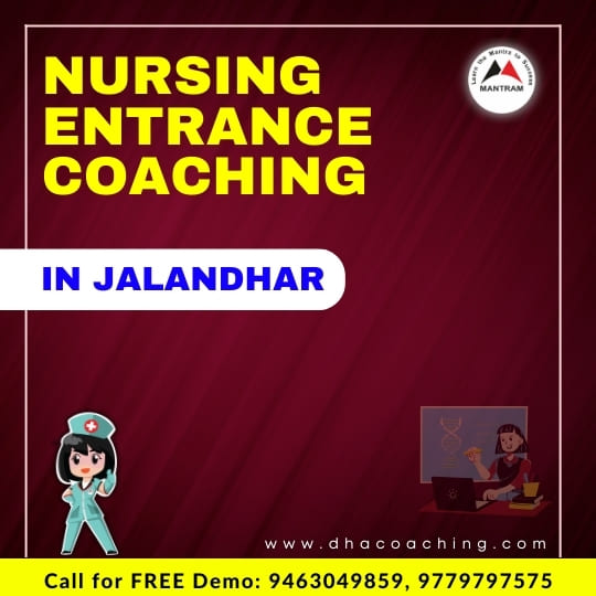 Nursing Entrance Coaching in Jalandhar
