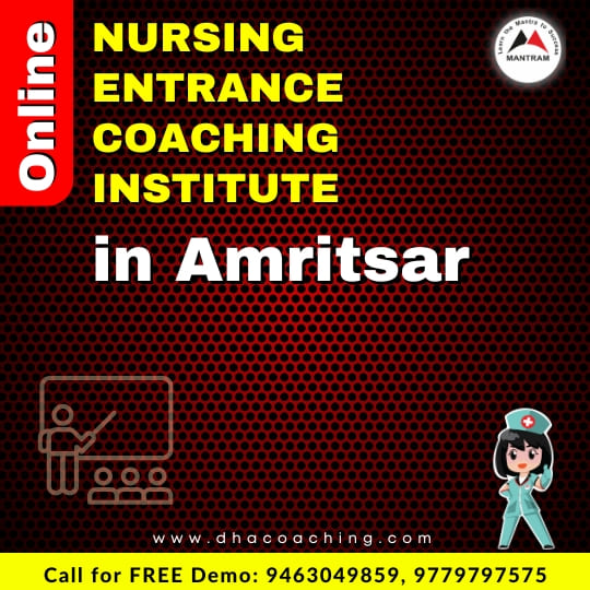 Online Nursing Entrance Coaching Institute in Amritsar