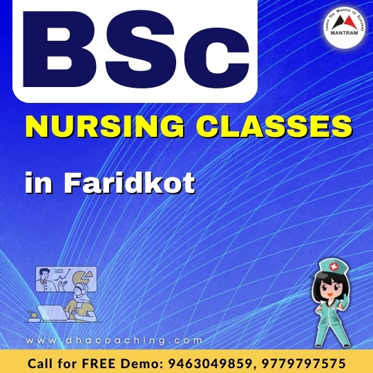 BSc Nursing Classes in Faridkot