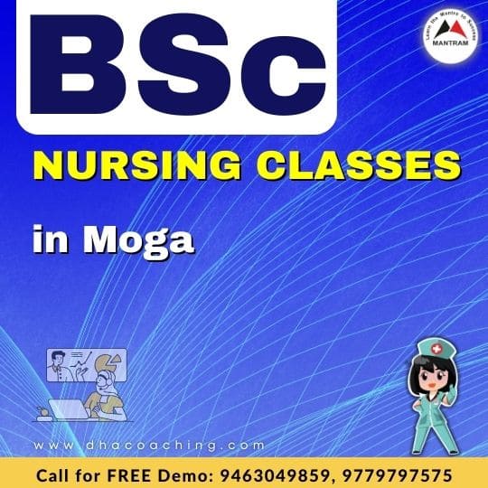 BSc Nursing Classes in Moga