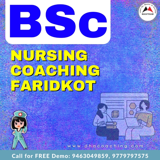 BSc Nursing Coaching Faridkot