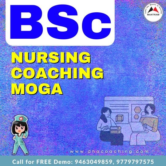 BSc Nursing Coaching Moga