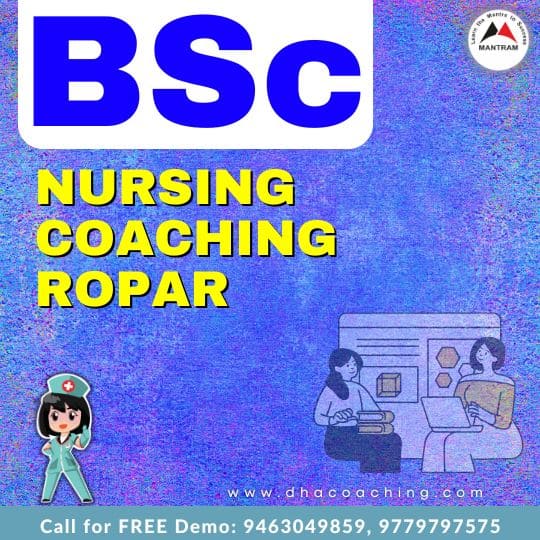 BSc Nursing Coaching Ropar