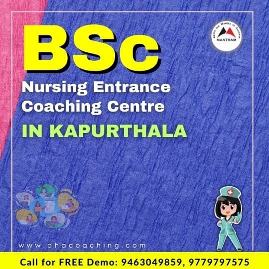 BSc Nursing Entrance Coaching Centre in Kapurthala