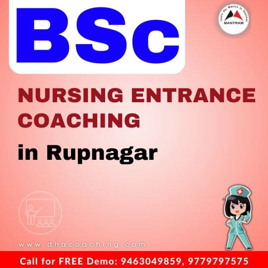 BSc Nursing Entrance Coaching in Rupnagar