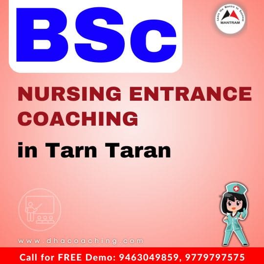 BSc Nursing Entrance Coaching in Tarn Taran