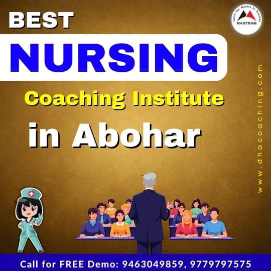 Best Nursing Coaching Institute in Abohar