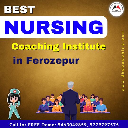 Best Nursing Coaching Institute in Ferozepur