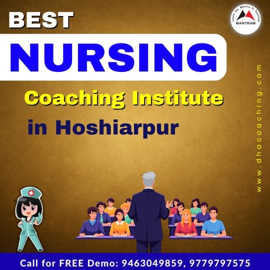 Best Nursing Coaching Institute in Hoshiarpur