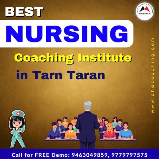 Best Nursing Coaching Institute in Tarn Taran