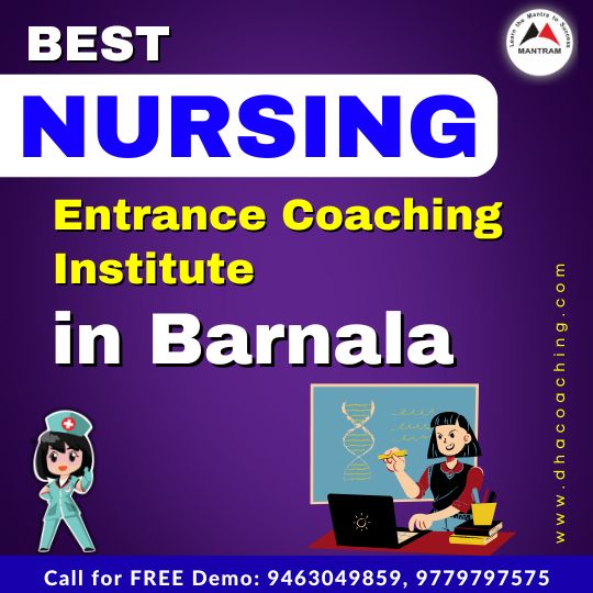Best Nursing Entrance Coaching Institute in Barnala