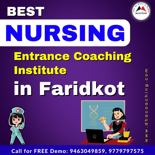 Best Nursing Entrance Coaching Institute in Faridkot