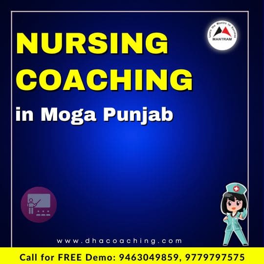 Nursing Coaching in Moga Punjab