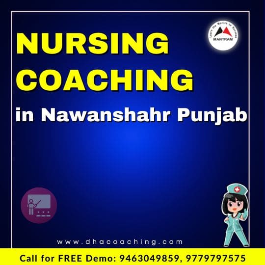 Nursing Coaching in Nawanshahr Punjab
