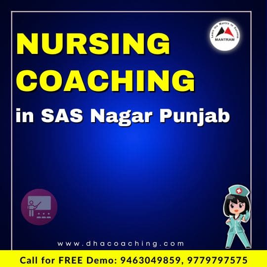 Nursing Coaching in SAS Nagar Punjab