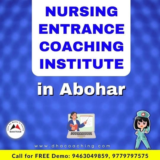 Nursing Entrance Coaching Institute in Abohar