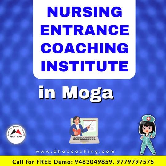 Nursing Entrance Coaching Institute in Moga
