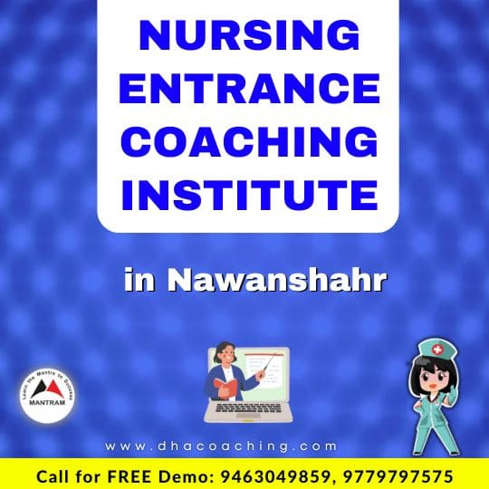 Nursing Entrance Coaching Institute in Nawanshahr