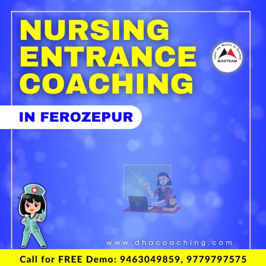 Nursing Entrance Coaching in Ferozepur
