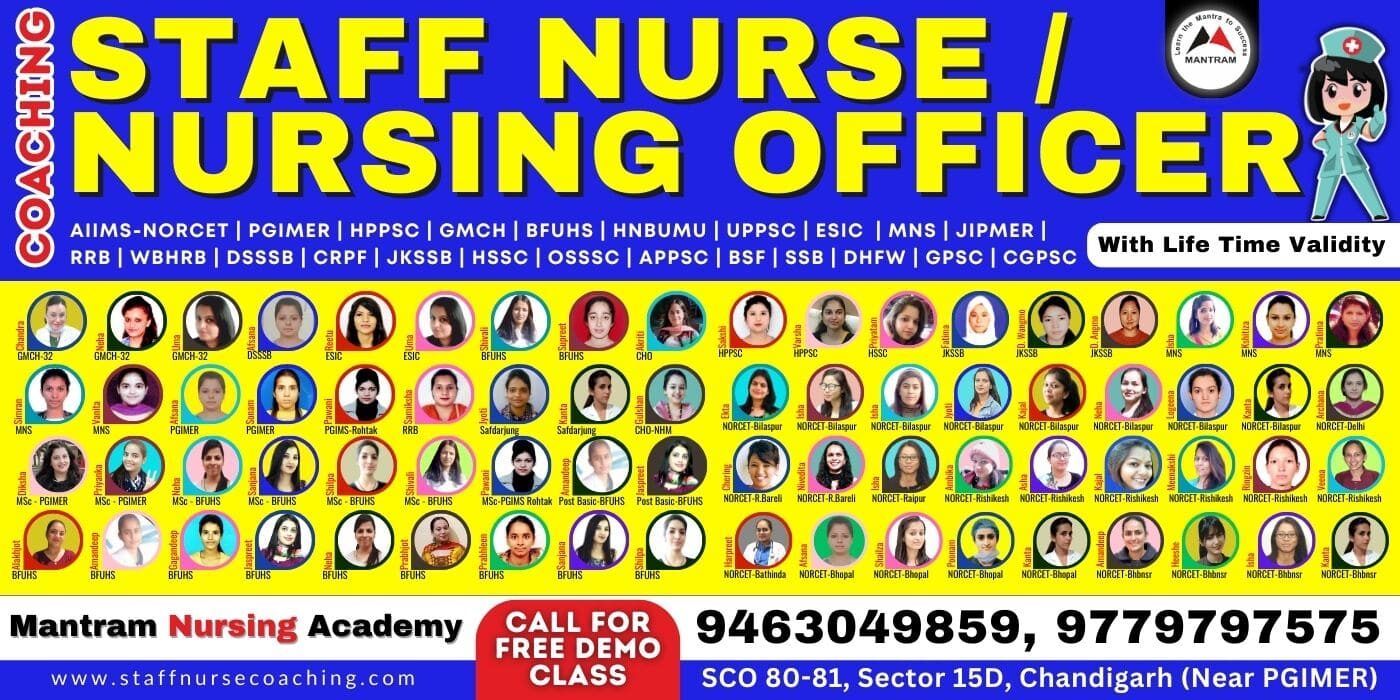 Best Staff Nurse/Nursing Officer Coaching