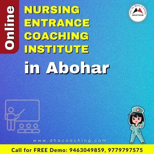 Online Nursing Entrance Coaching Institute in Abohar