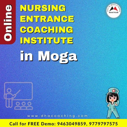Online Nursing Entrance Coaching Institute in Moga