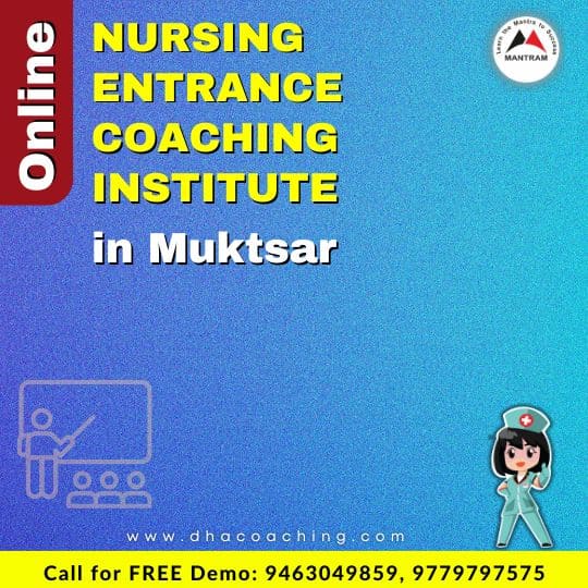 Online Nursing Entrance Coaching Institute in Muktsar