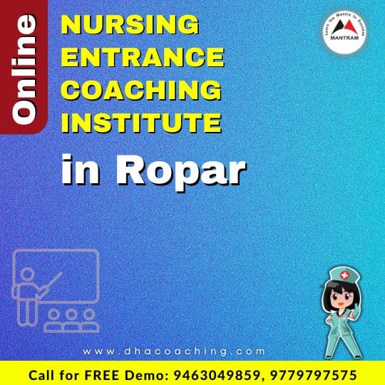 Online Nursing Entrance Coaching Institute in Ropar