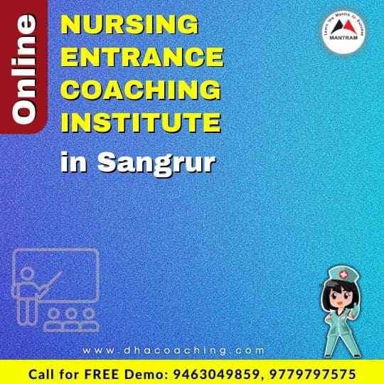Online Nursing Entrance Coaching Institute in Sangrur