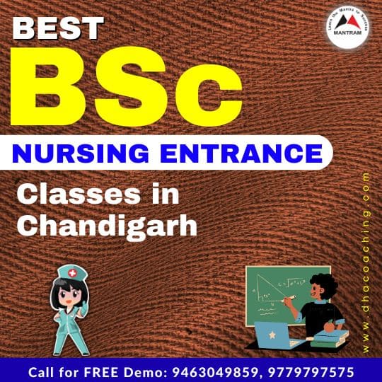 Best BSc Nursing Entrance Classes in Chandigarh
