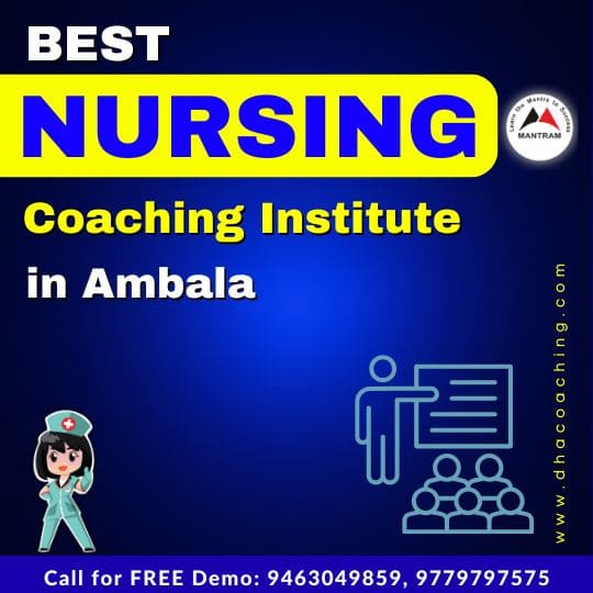 Best Nursing Coaching Institute in Ambala