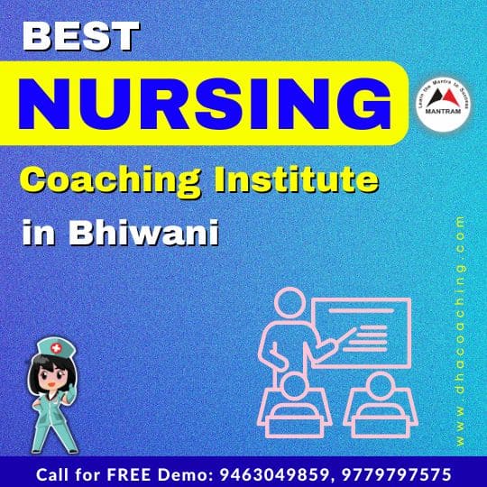Best Nursing Coaching Institute in Bhiwani
