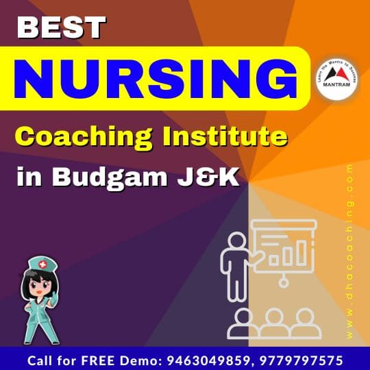 Best Nursing Coaching Institute in Budgam J&K
