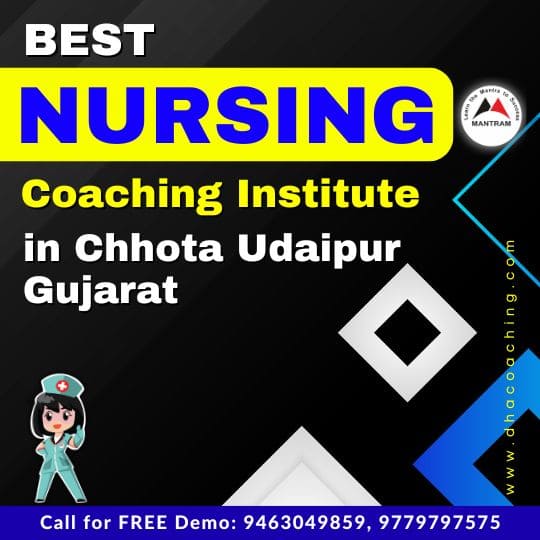 Best Nursing Coaching Institute in Chhota Udaipur Gujarat