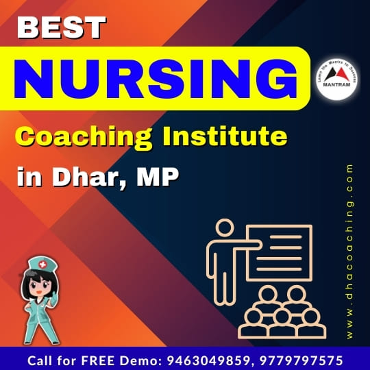 Best Nursing Coaching Institute in Dhar MP